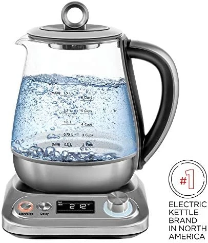 Glass Kettle, .1 Kettle Manufacturer, Removable Tea Infuser Included, 8  Presets & Programmable Temperature Control, Auto Shu - AliExpress