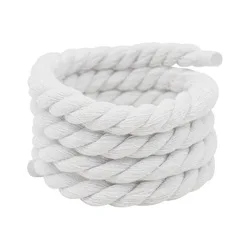 Stylish 10MM Round Linen Shoelaces - 160cm (WHITE)