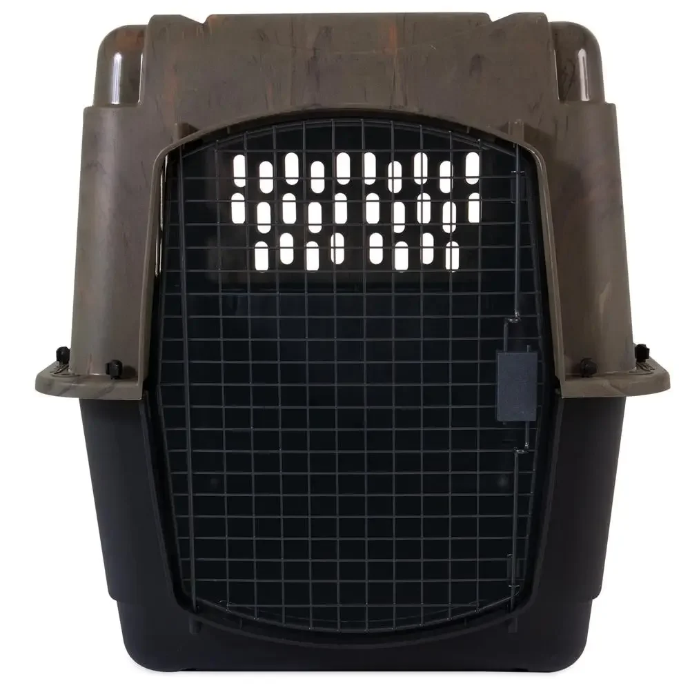 Large Plastic Dog Crate Camo Travel Carrier 36 3