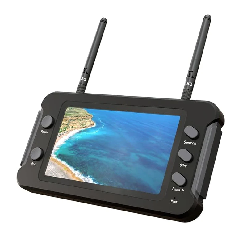 Moniteur FPV 4.3" 5.8G 40CH DVR Batterie 1200mAh