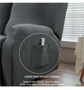 Leaves Jacquard Recliner Chair Cover  Chair Covers Elastic Spandex Single Sofa Covers Armchair Slipcover Couch Protector 4