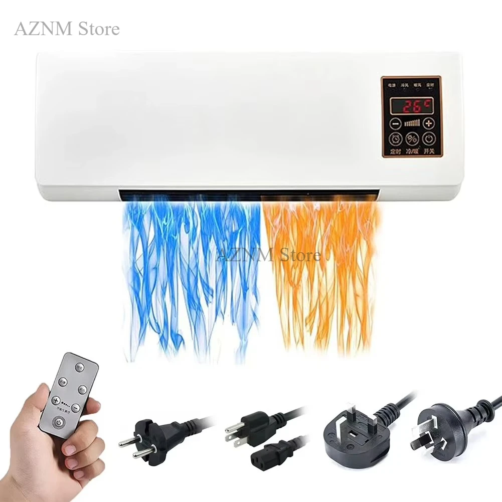 Climatiseur mural portable 1800W avec télécommande, climatiseur split multifonctionnel pour la maison 3