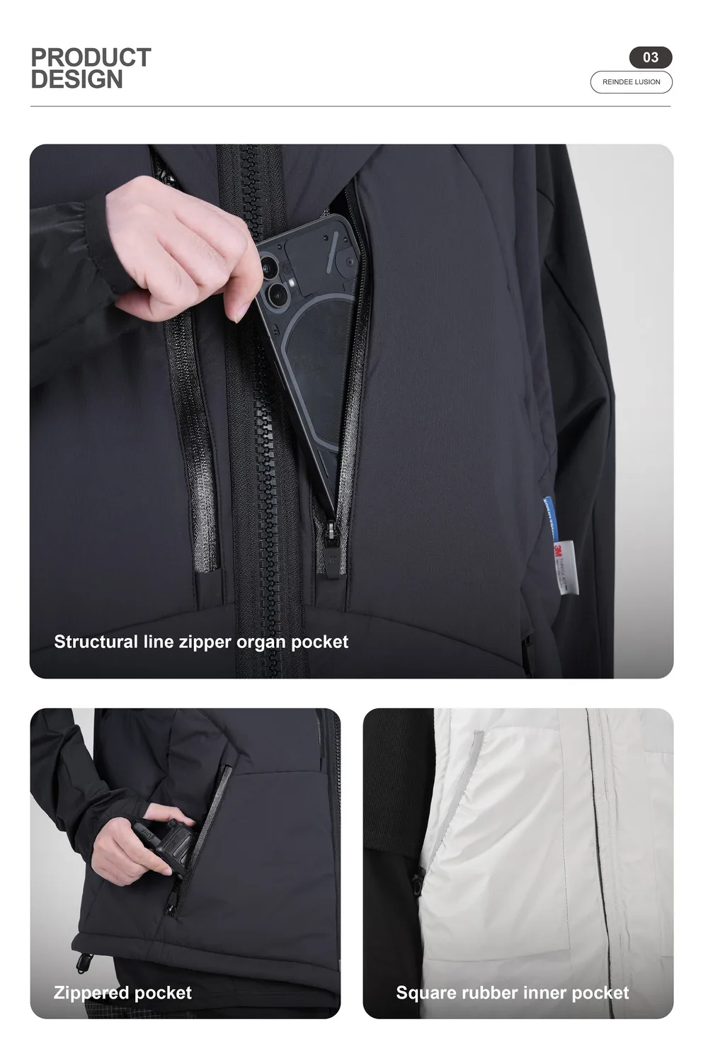 Reindee lusion 23aw standing collar outdoor thinsulate vest padded multiple pockets carrying strap techwear gorpcore