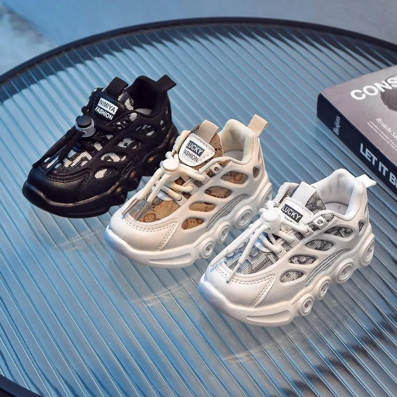 

Children New Non-slip Led Lights Running Shoes Kids Sport Shoes Fashion Mesh Breathable Boys Girls Sneakers Boys Casual Sneakers