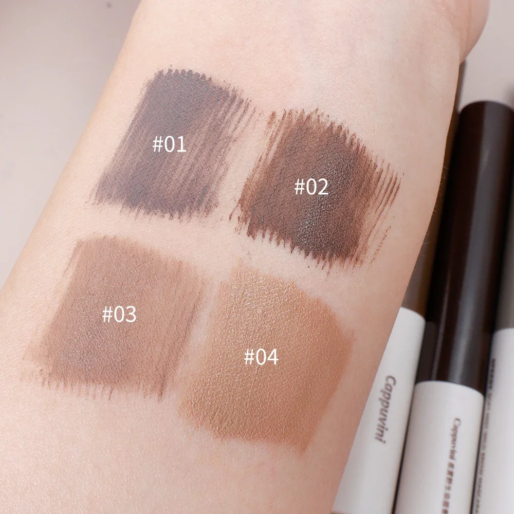 Natural Waterproof Liquid Dyeing Eyebrow Cream Quick Lasting Drying Dry Brown Gray Dyed Eyebrow Enhancement Makeup 6