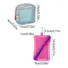 Lightweight Mesh Zipper Bags Portable Space Saving Travel Toiletry Pockets Rotary Hook Large Capacity Mini Makeup Pouch Home 6