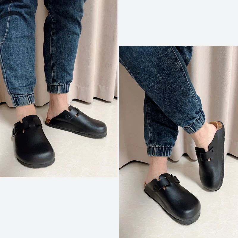 Men Slippers Classic Summer Unisex Outdoor Casual Buckle Breathable Flip Flop Beach Slippers