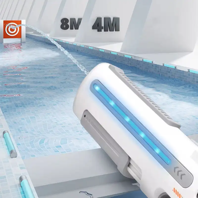 Electric water blaster Long-Range LED High Pressure Fully Automatic Electric Pulse Large Capacity Gun Toys