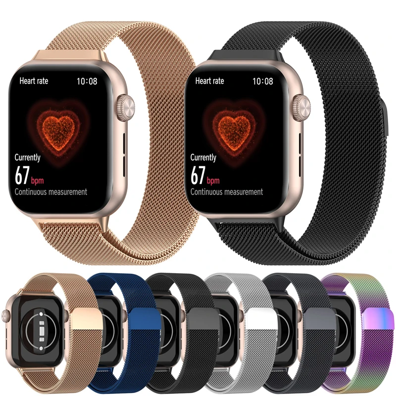Elegant Milanese Loop Strap - Magnetic Stainless Steel Bracelet