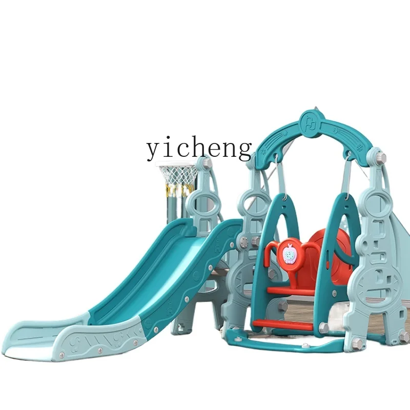 Tqh Slide Children Indoor Home 2 to 10 Years Old Baby Swing and Slides 2-in-1 Family Multi-Function