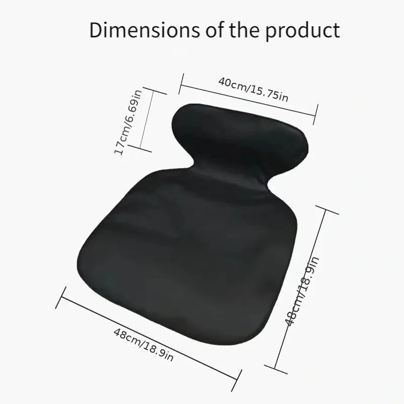 Cuscino di protezione per seggiolino di sicurezza per auto multifunzionale Cuscino per sedile di alta qualità Fondo antiscivolo adatto per la maggior parte dei cuscinetti di protezione per auto - Image 5