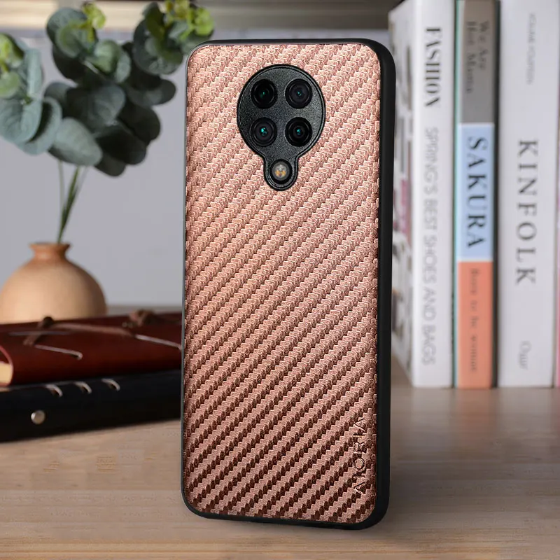 Carbon Fiber Pattern Back Cover - Sleek Protective Case