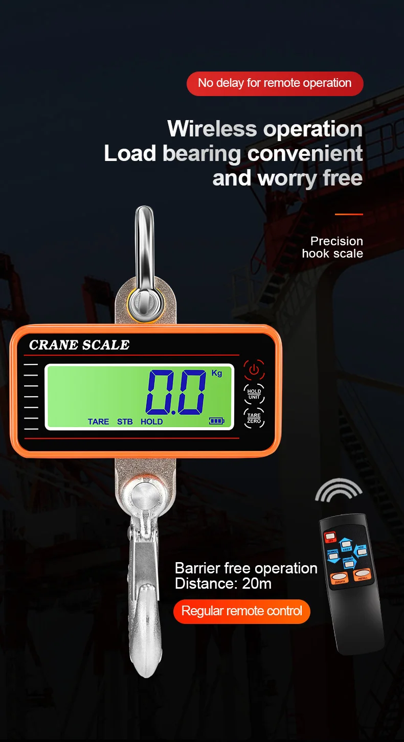 New Handheld Hanging Scale Wireless Electronic Hanging Scale High Precision Port