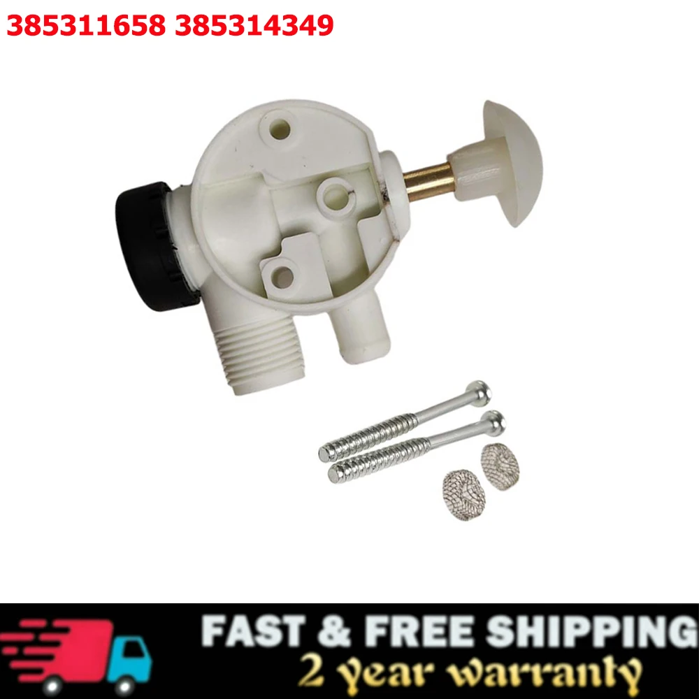 

385314349 RV Water Valve Assembly Camper Trailer Toilet Repair Kit Fit For Dometic Sealand EcoVac Vacuflush Pedal Flush Toilets