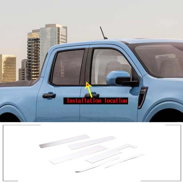 For Ford Maverick 2022 Car Front Bumper Mesh Center Grille Grill Molding  Strips Cover Trim ABS Exterior Accessories 2 Pcs - AliExpress