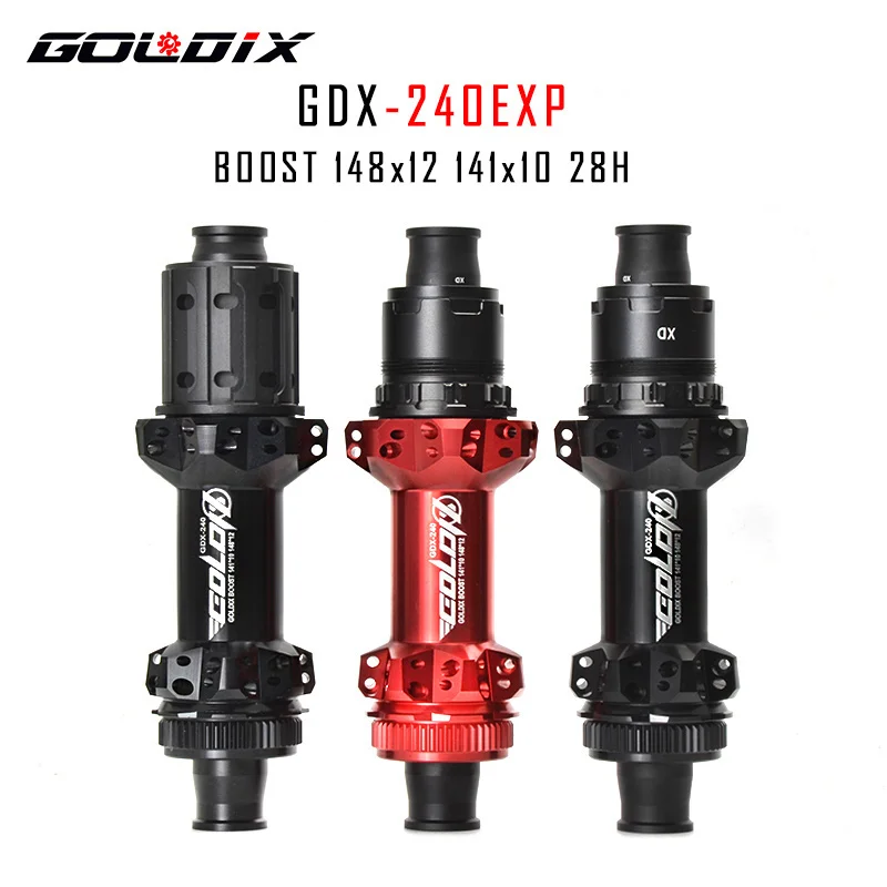 GOLDIX 240 EXP 180 MTB Bike 28H Naben Center Lock Disc Brake In Front  110X15 Rear148X12mm Ultra Light 180 MTB Hub - AliExpress