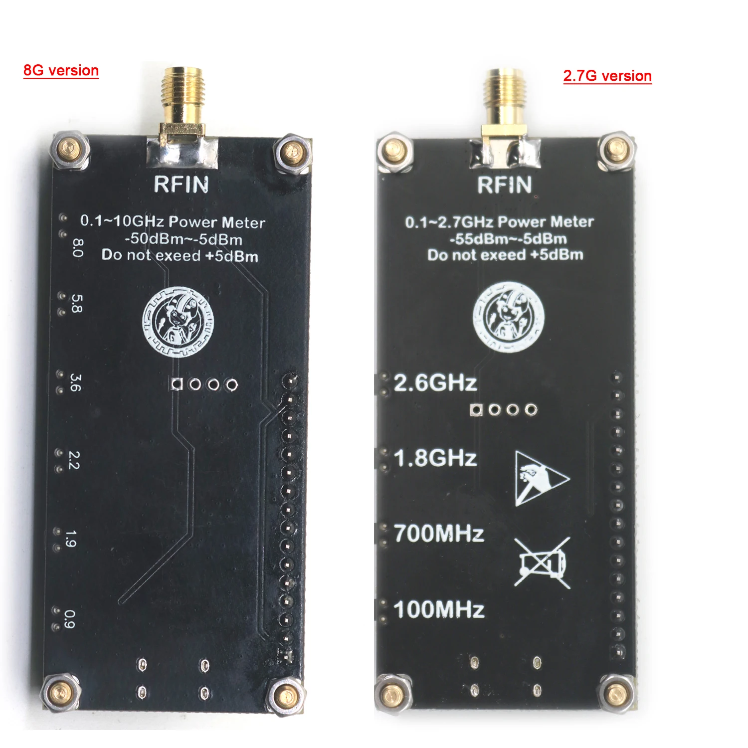 1Mhz-8Ghz AD8319 RF Power Meter ARW227 24Bit ADC High Precision Radio Antenna Amplifier Signal Detector 915M 1.2G 1.5G 2.4G 5.8G rf amplifier