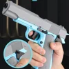 Mini Model Gravity Straight Jump Toy 3D Printed Gun Non-Firing  Cub Radish Toy Knife Kids Stress Relief Toy Christmas Gift 6
