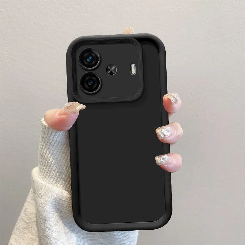 Enhanced Shockproof Matte Back Cover with Skin Feel Finish