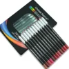 12Pcs/Set Waterproof Pencil Lipstick Set Pen Matte Lip Liner Long Lasting Makeup Pens Easy to Wear Non-stick Cup Cosmetics Kits 2