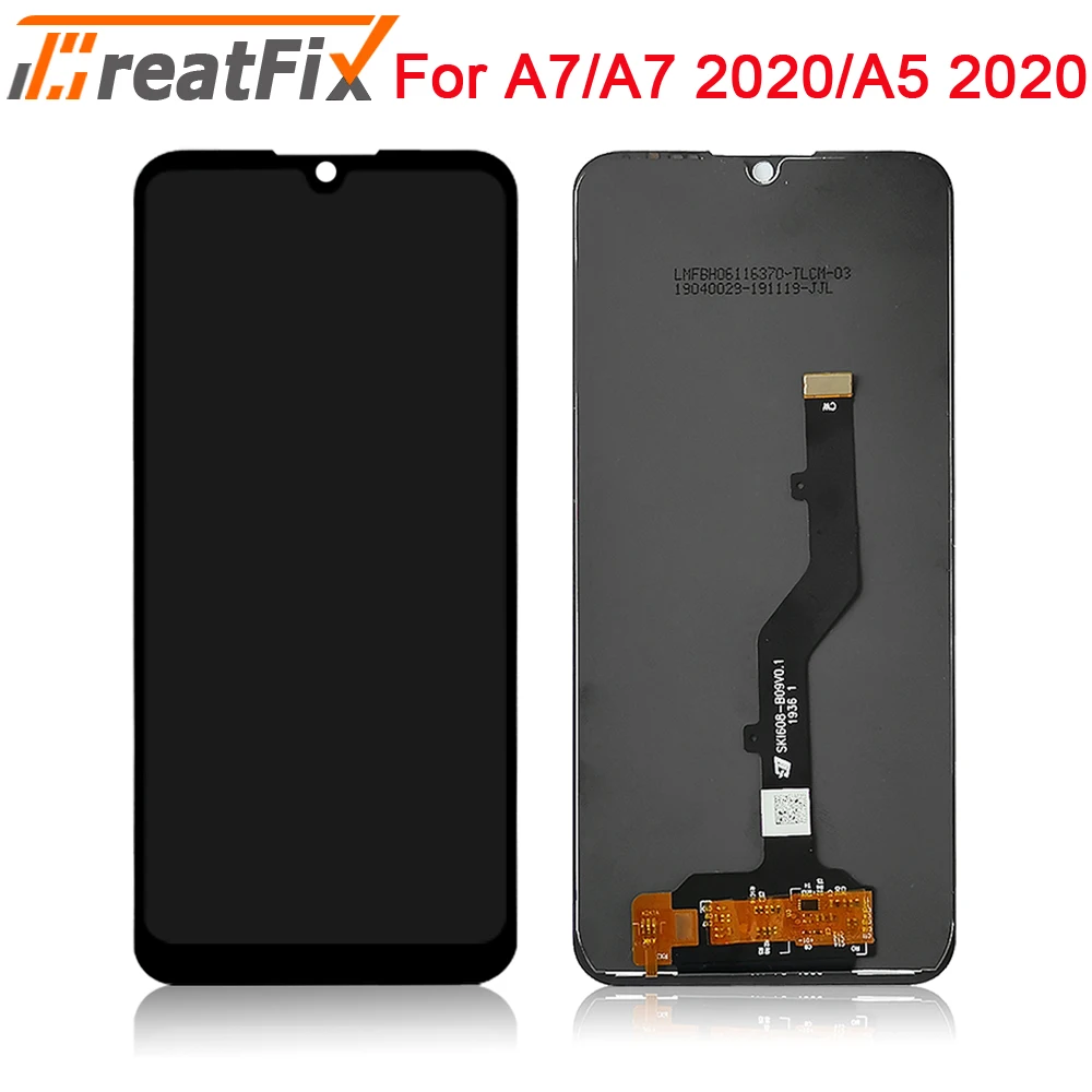 

For ZTE Blade A5 A7 2020 LCD Display Touch Screen Digitizer Com For ZTE Blade A7s A7010 A7S 2020 A7020 LCD Sensor A7 2019 A7000