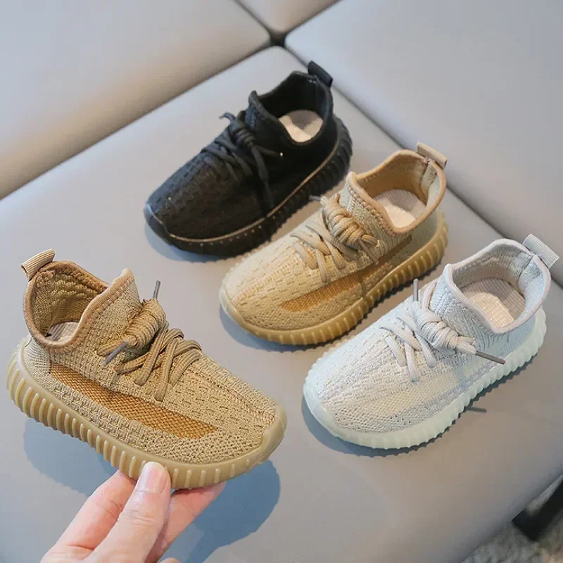 

2024 Tennis Children Rubber Bottom Non Slip Outdoor Mesh Breathable Sneakers Lightweight Casual Shoes for Baby Girls Kids Boys