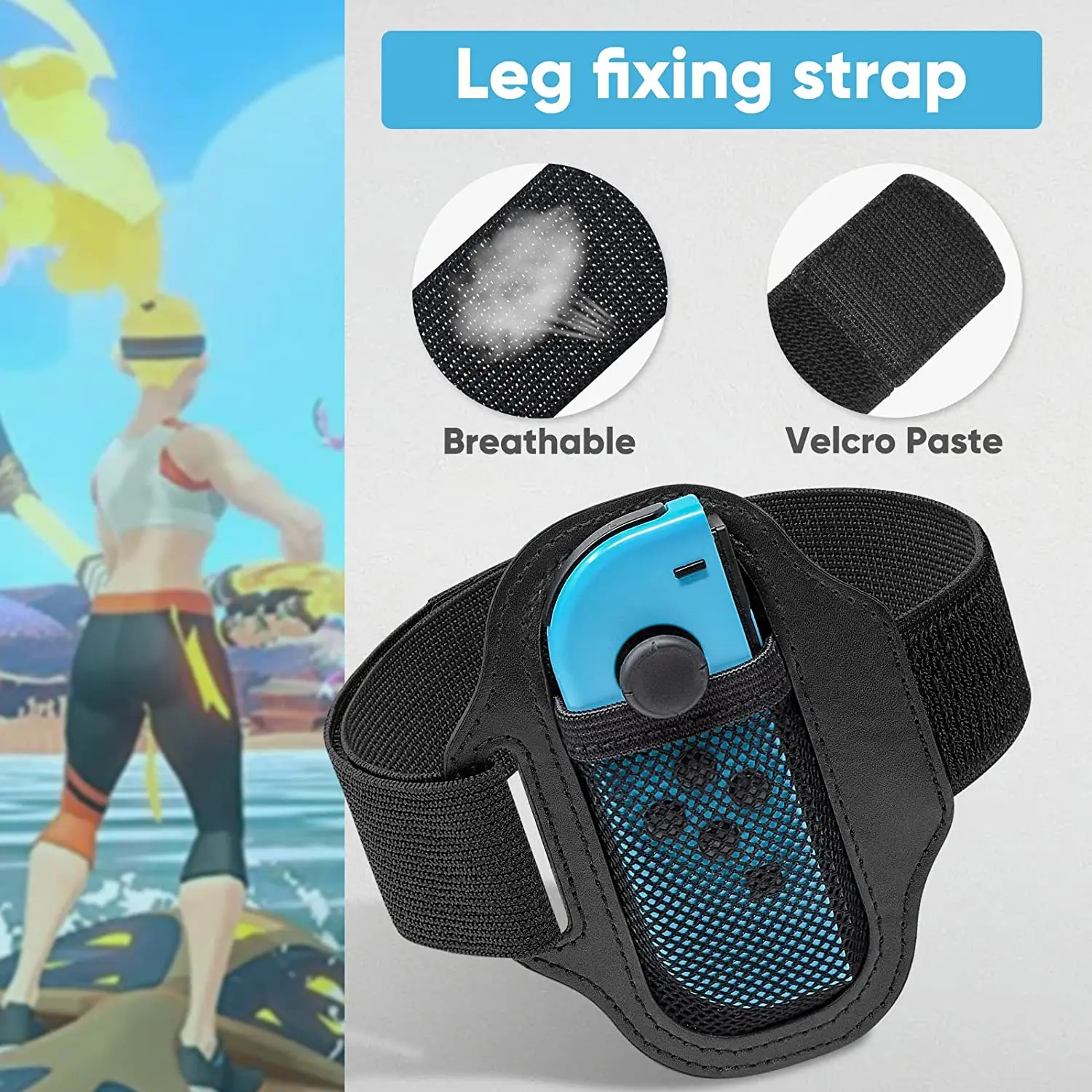 Joy Con Nintendo Switch Ring Fit Leg Strap Size Pack] Leg Strap