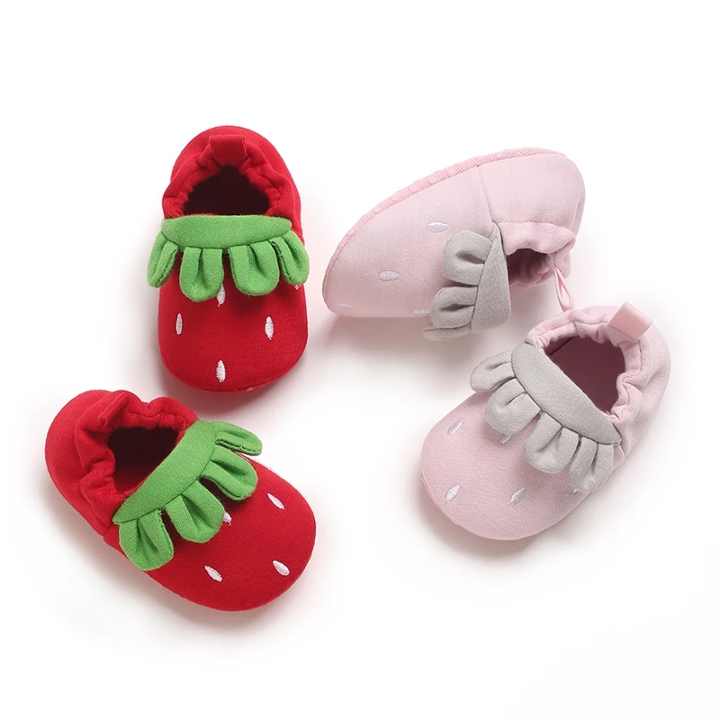 Baby First Walking Shoes Fashion Cartoon Crib Shoes Soft Slip-on Sneakers for Infant Boys Girls