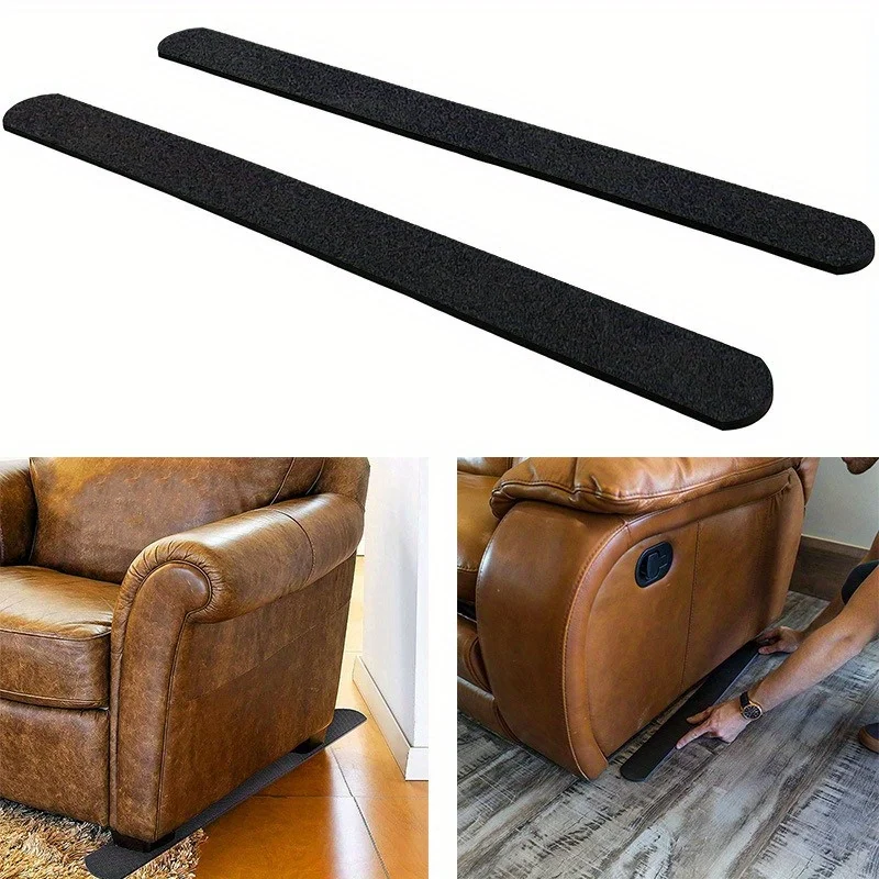 2pcs Furniture Leg Slip Guards for Recliner Sofa Rocking Chair Floor Protectors Anti-Skid Non-Slip Pads