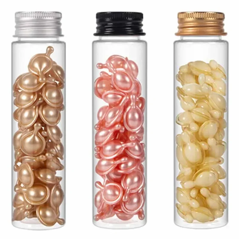 10/20/30Pcs 110ml PET Test Tubes Transparent Plastic Candy Facial Mask Rubber Capsule Packaging Box With Screw Lids Party Favors