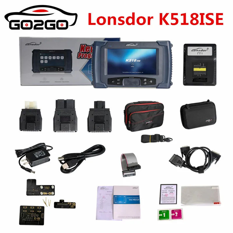 

Программатор автомобильных ключей Lonsdor K518ISE K518 для всех марок, эмулятор Plus LKE и адаптер Super ADP 8A/4A, бесконтактный ключ Toyota/ Lexus