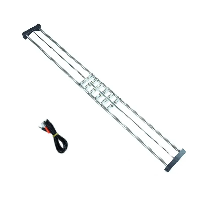 N Scale Train Track Bearing Test Stand with Rollers - 50cm Treadmill Track Accessories