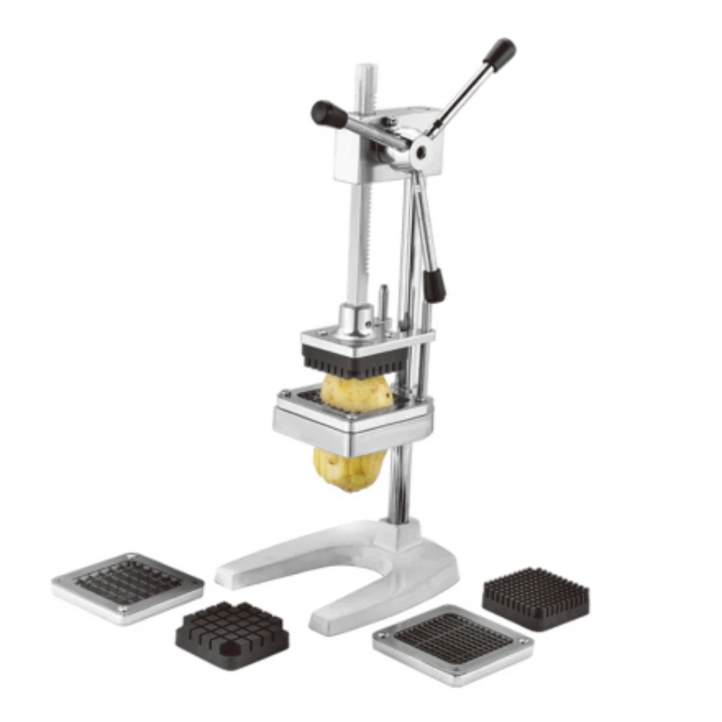 

Factory Price Easy Operated Steel Tomato Potatoes Cube Cutter Vegetable Cutter Machine French Fry Maker