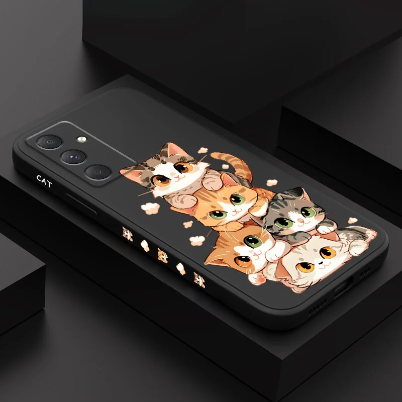 Adorable Soft Cat Design Phone Case