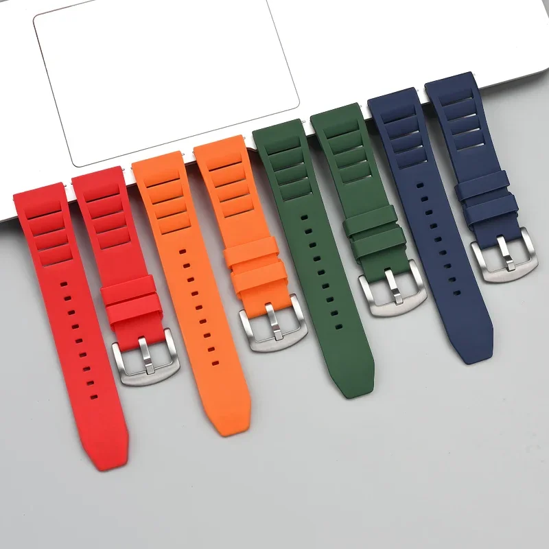 Breathable Silicone Waterproof Sport Watch Band with Quick Release