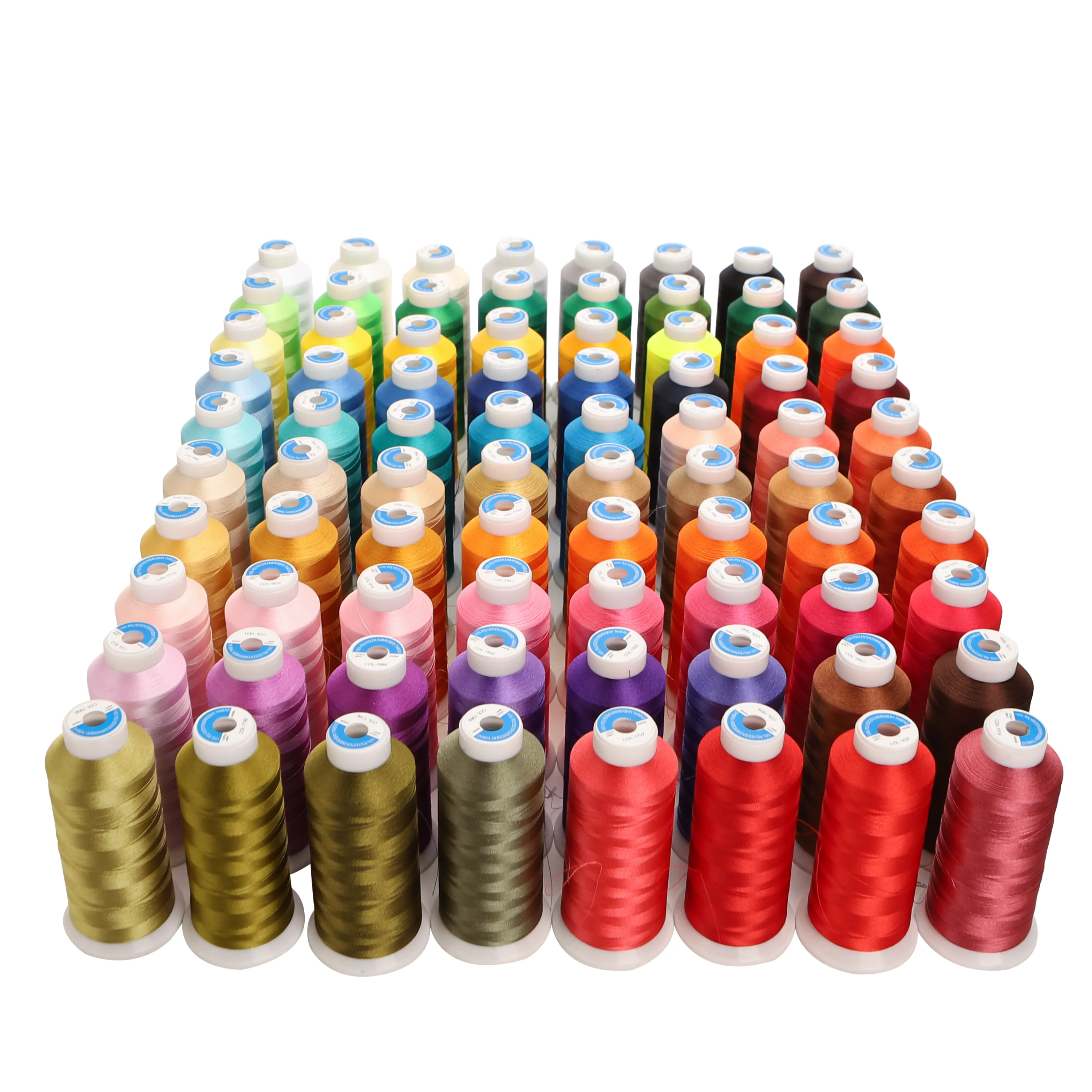 40 Weight 120D/2 Polyester Embroidery Thread 4000 Meter Brother Singer Household Industrial Machine 80 Ｍadeira Colors Available