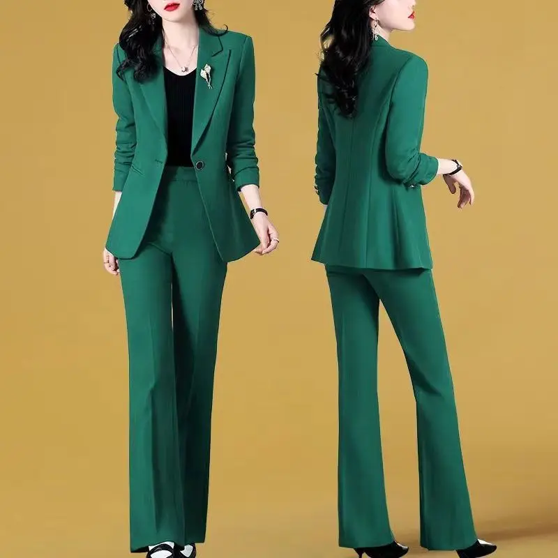 2023 Spring New Thin Jacket Casual Trousers Two piece Elegant Women 2023-spring-new-thin-jacket-casual-trousers-two-piece-elegant-women