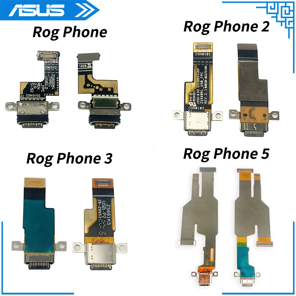 Netcosy Per Asus Rog Phone Zs600Kl 2 Zs660Kl 3 Zs661Kl 5 Zs673Ks Jack Di Ricarica Usb Dock Charger Board Flex Cable