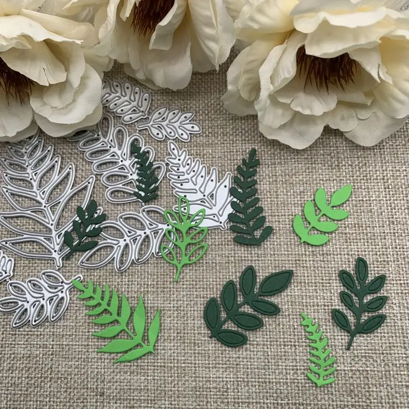 

Декоративные металлические трафареты с различными листьями, трафареты для скрапбукинга «сделай сам», декоративная ручная работа, шаблон для высечки, форма