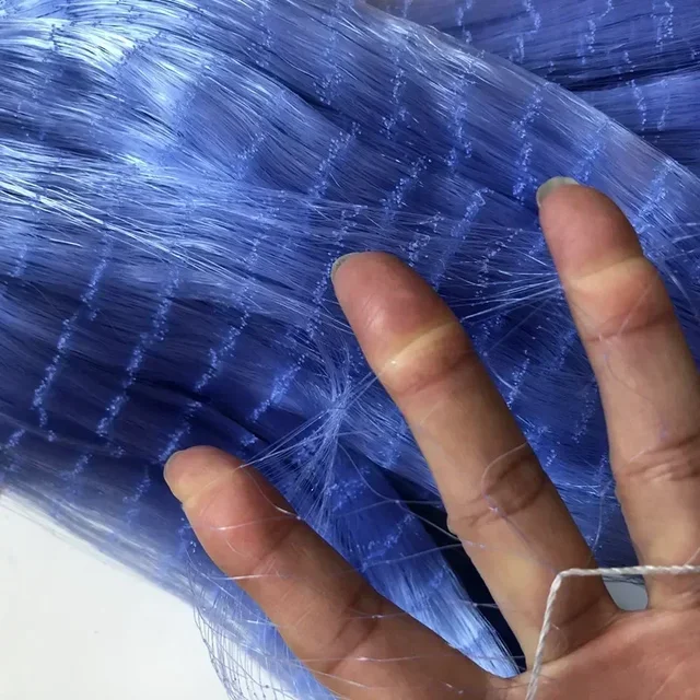 POUI COME DREAM Nylon Monofilament 0.11mm-0.17mm Blue Semi -finished Product Fishing Net 10mm-60mm Mesh Fish Gillnet Red Pesca 6