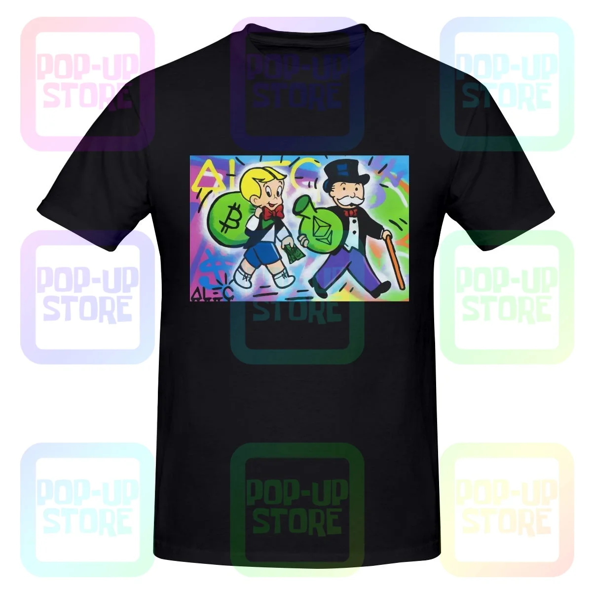 T-Shirt T-Shirt T-Shirt T-Shirt Crypto Miny Mr Monopy E C23Rich Vintage