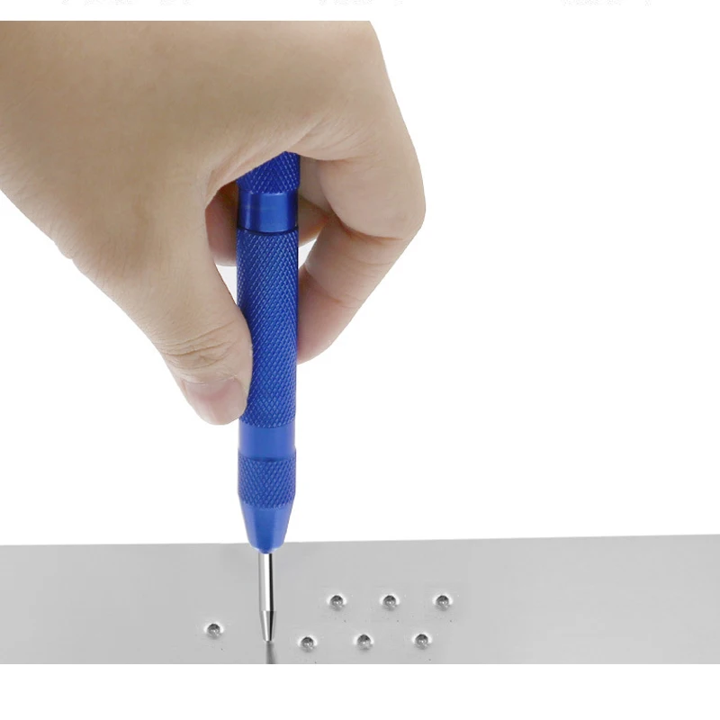 Automatic Spring-type Center Punch Locator Glass Striker Window Breaker Punch Centering Tool