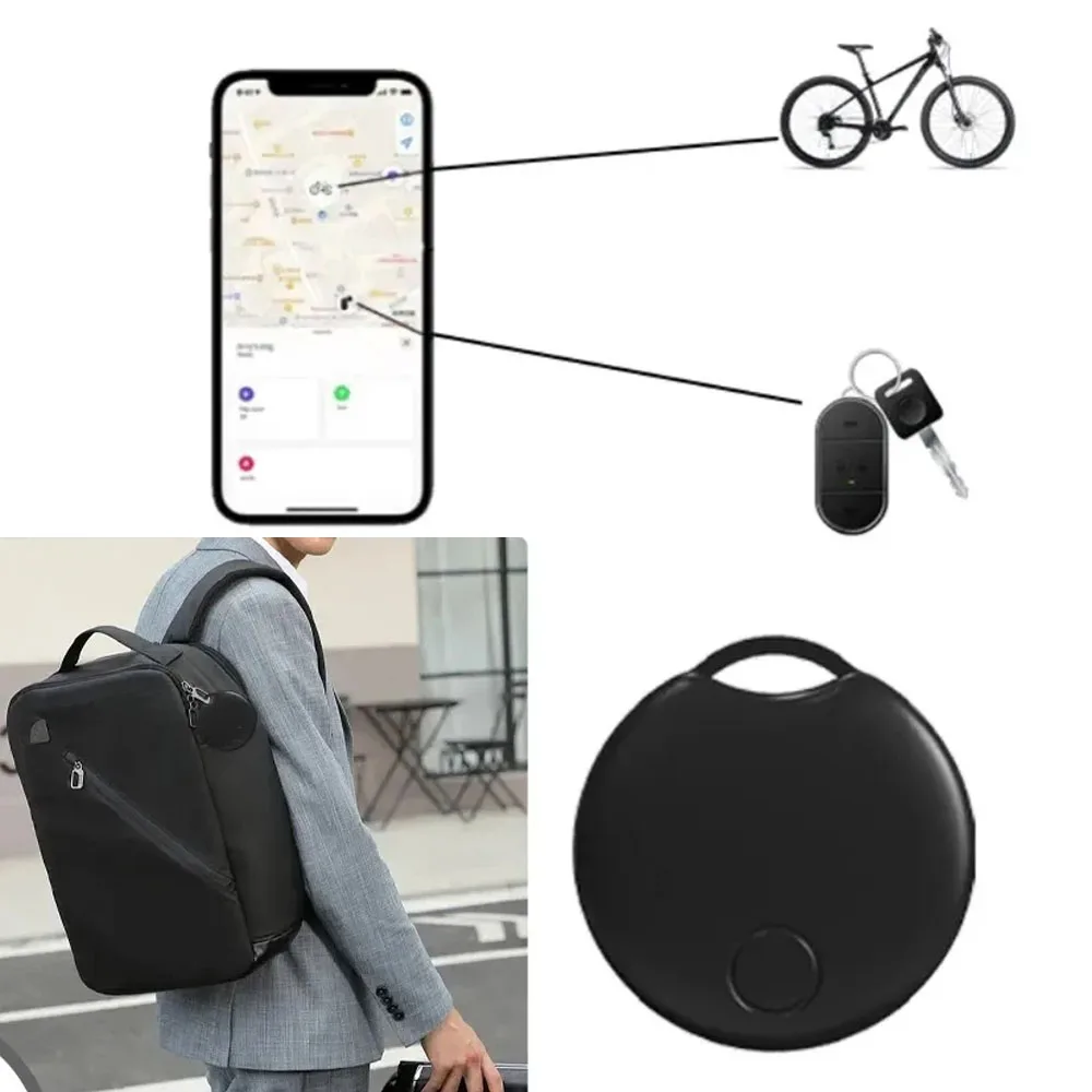 

Bluetooth GPS intelligent Tracker with for Pet Car GPS Tracker Compatible with Apple APP Find Children Elderly Anti-lost Finder