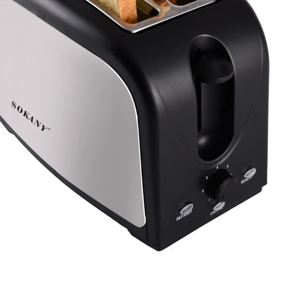 SOKANY008S Household Small Toaster Multifunctional Spit Driver Portable Home Breakfast Machine Dormitory Office Advanced Toaster