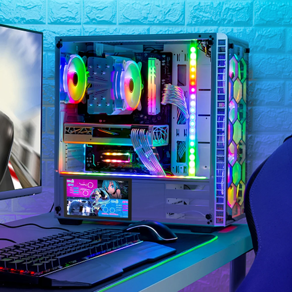 [3.5 ġ IPS ÷ ȭ Ӱ AIDA64  Ȧ CPU GPU RAM HDD Ͱִ USB TYPE-C  ȭ ǻ ]