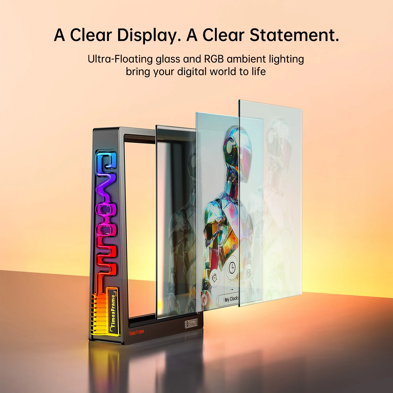 Divoom Times Frame 10.1'' Gaming Screen WiFi Smart HD Pixel