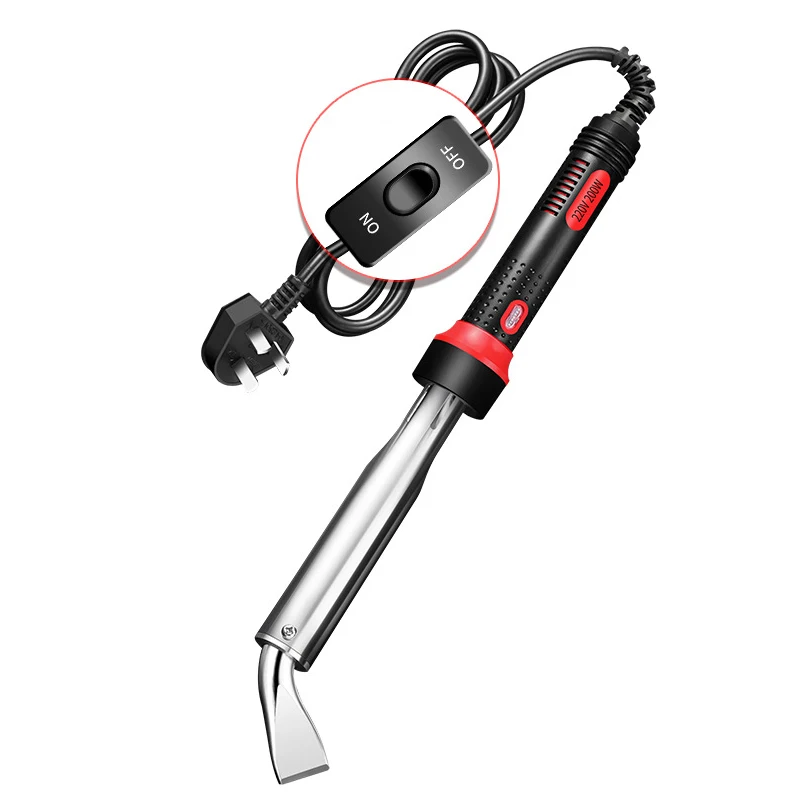 220V 전기 납땜 인두 고전력 80W 100W 150W 200W 300W 외부 가열 전기 용접 펜 유형 표시 등