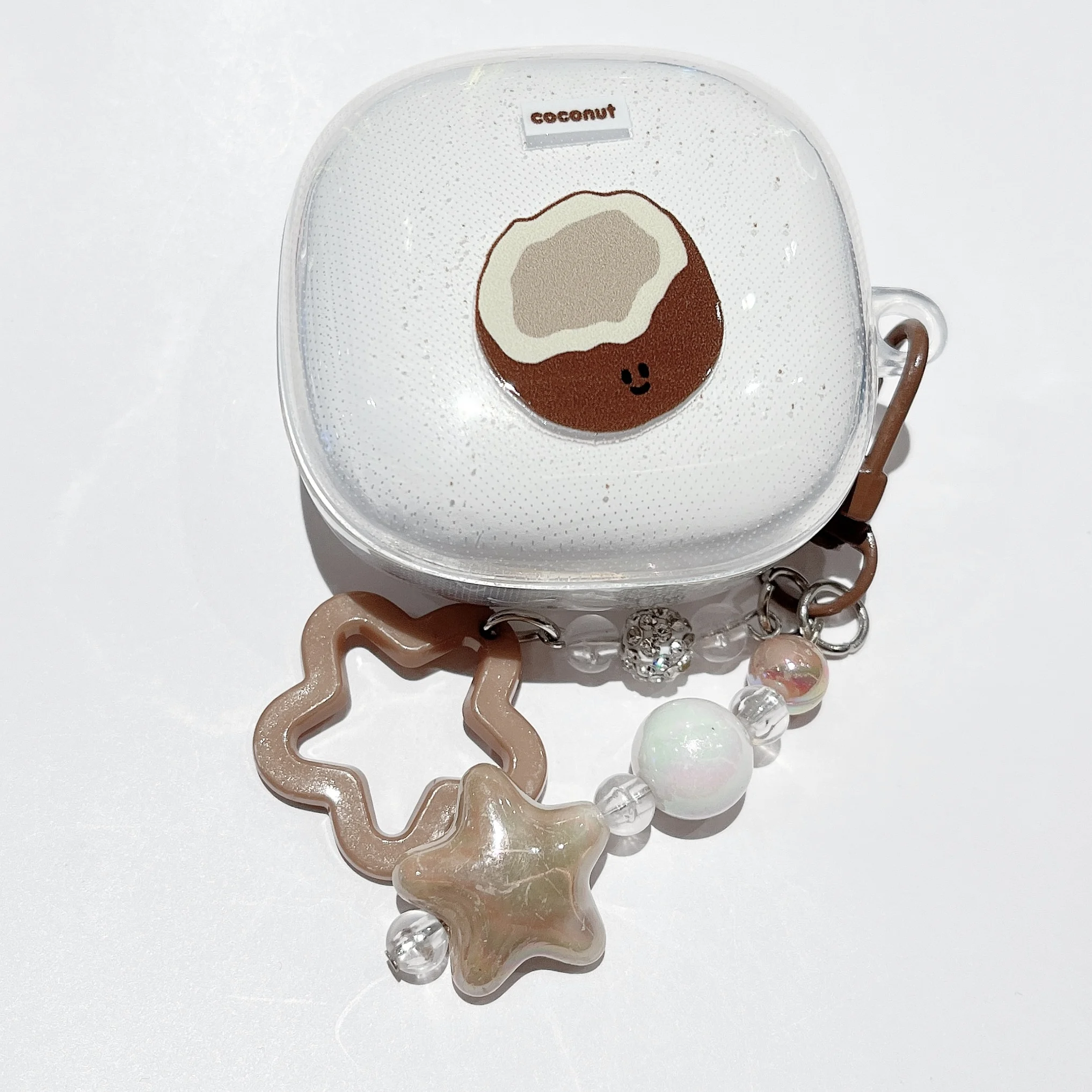 Tulip Bowknot Disc Blocks Headphone Protective Cover with Pendant