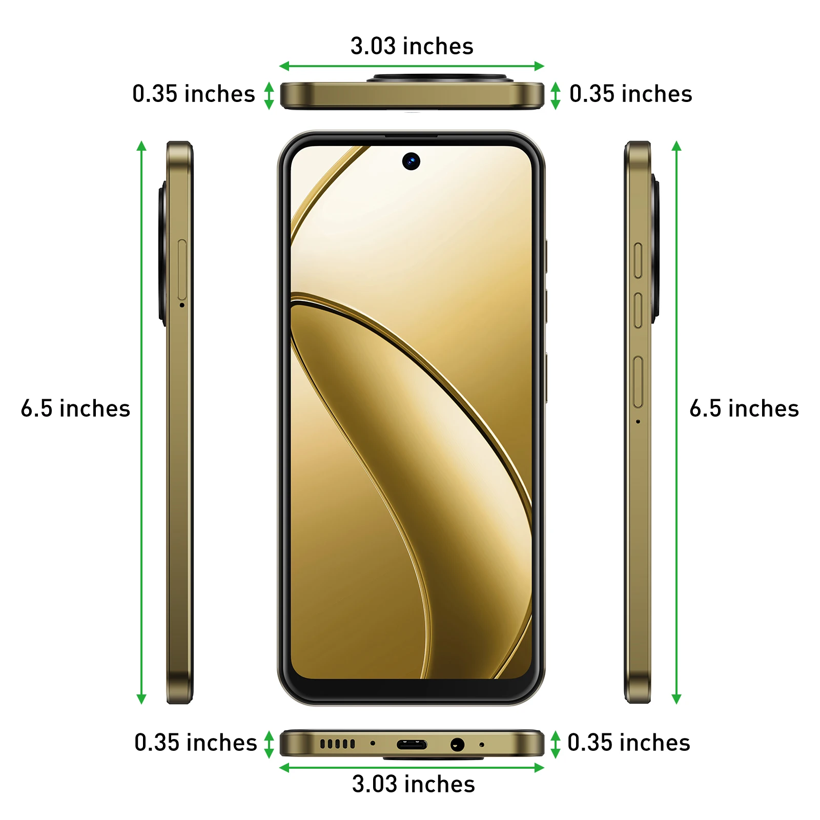 XGODY X31 Android Smartphone 6.5 inch Fullview Display, 4G Unlocked Dual SIM Quad Core, 3GB+64GB ROM, 4250mAh, 8MP+13MP 5