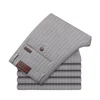 2024 Autumn New Men's Bamboo Fiber Casual Pants Classic Style Business Fashion Grey Stretch Cotton Trousers Male Brand Clothes 3